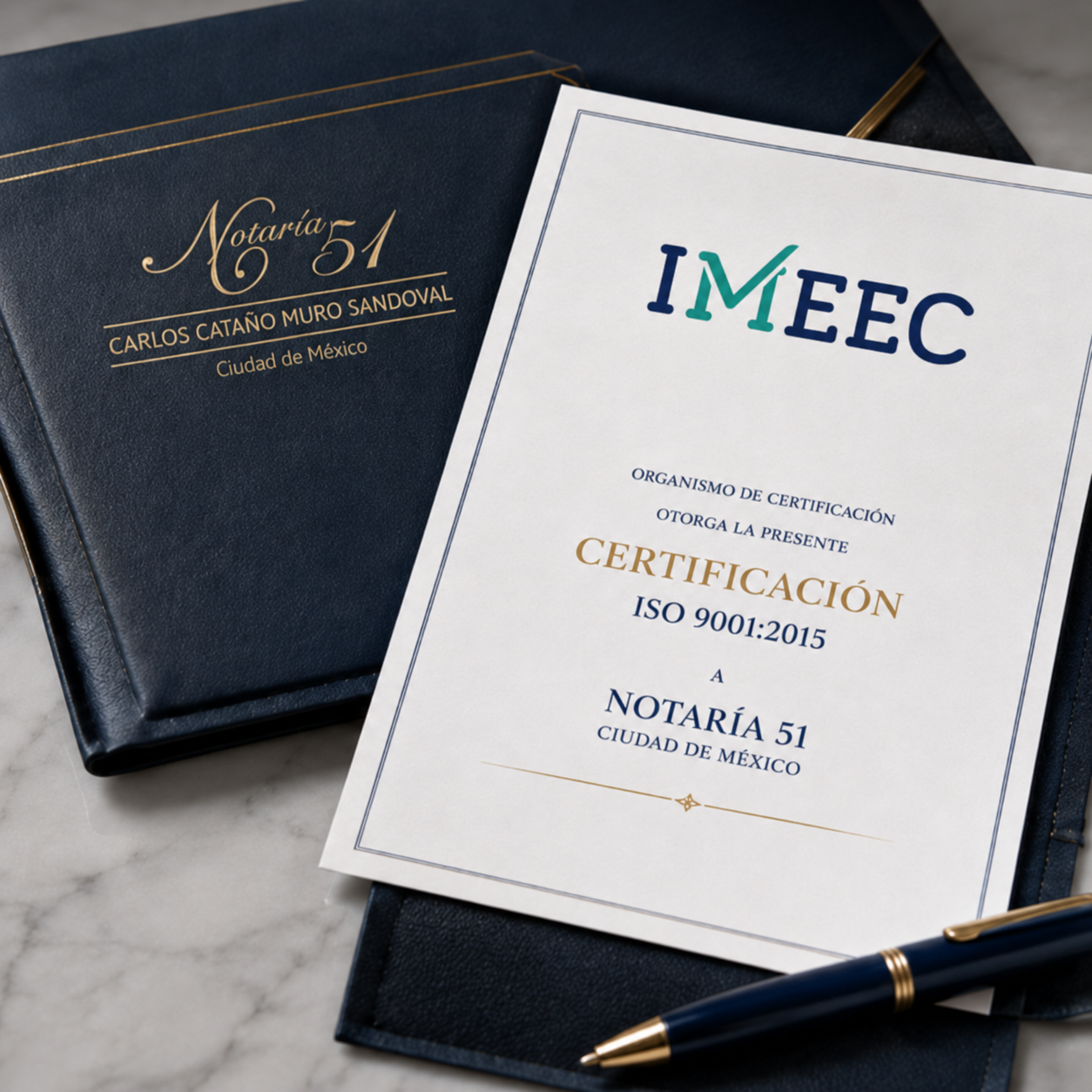 Certificación IMEEC Notaría 51